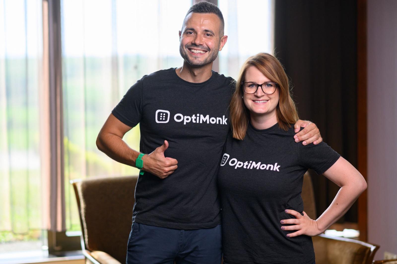 Mezei Nikoletta és Zajdó Csaba, az OptiMonk alapítói