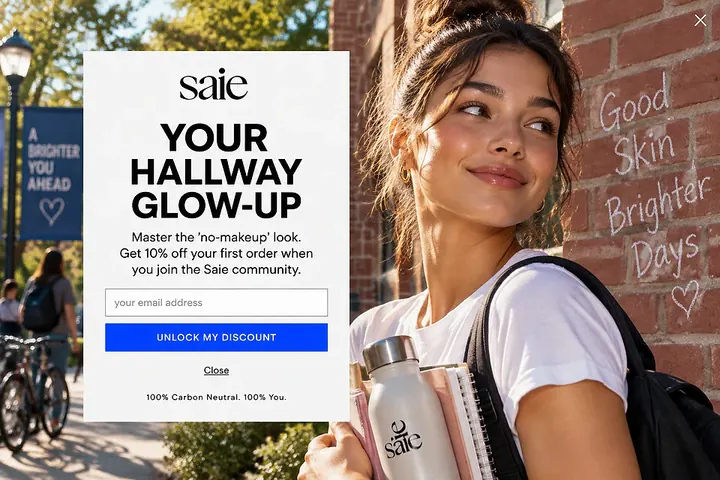 Listaépítő popup koncepció a könyvtárból